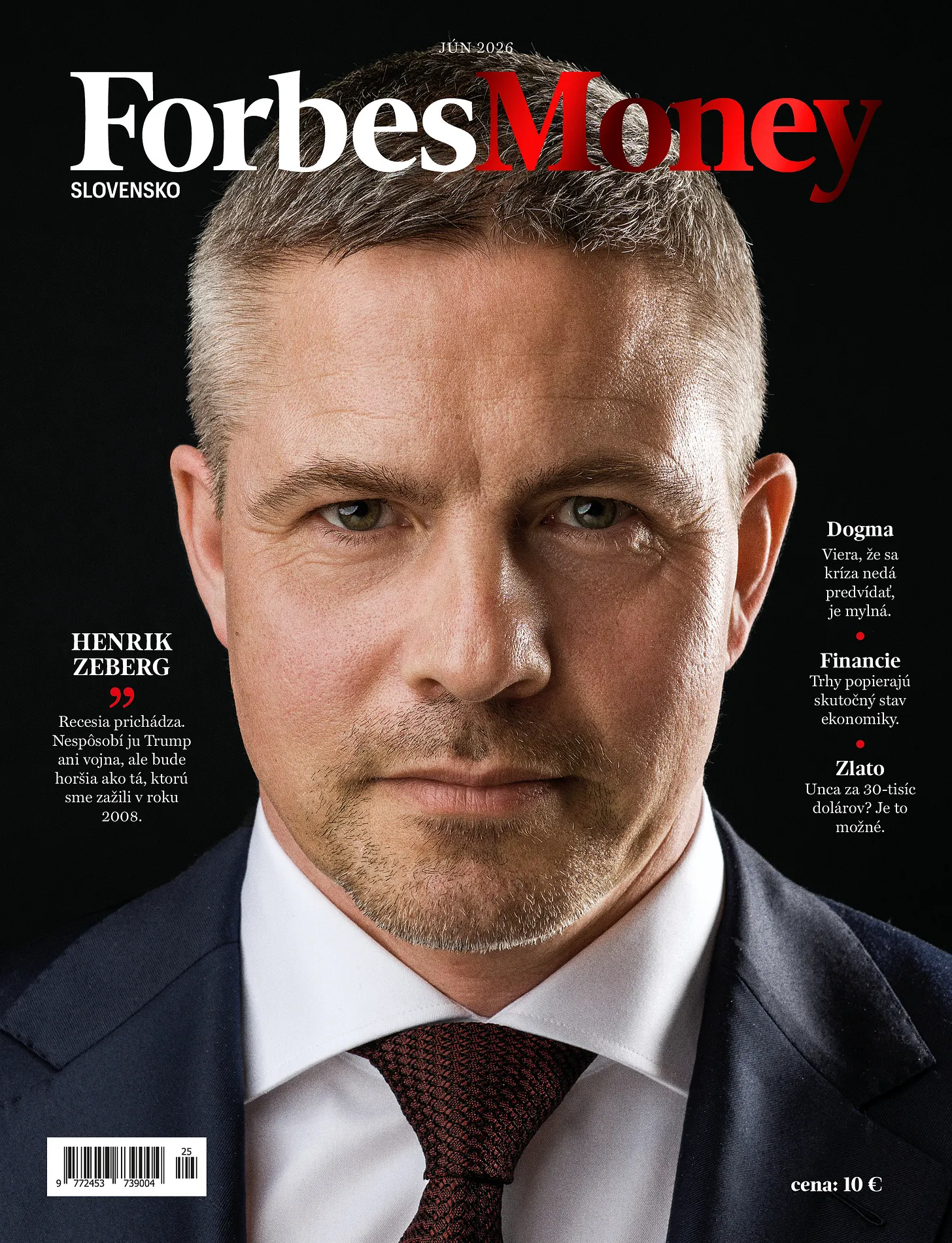 Henrik Zeberg featured on the cover of Forbes Money